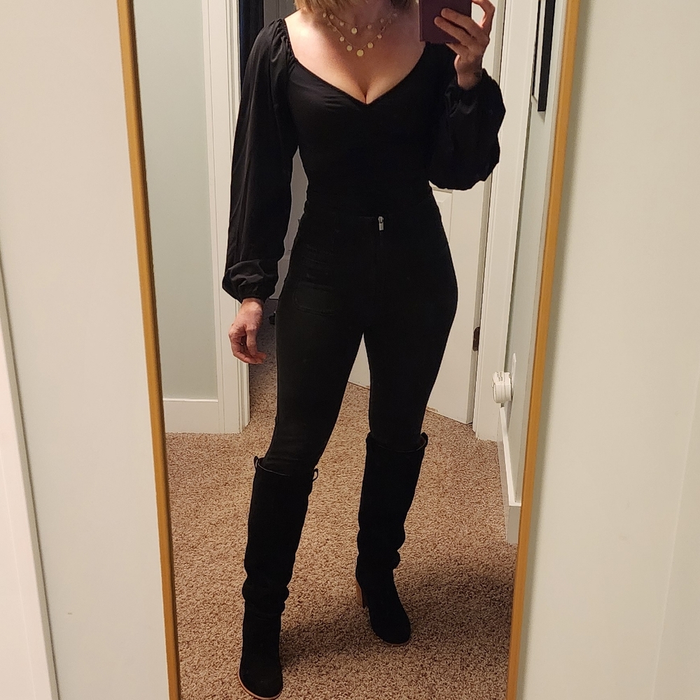 Lulus Rouched Bodysuit - Sz S